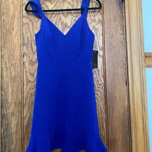 NWT Aidan Mattox Blue Cocktail Dress - Size 0 - Never Worn